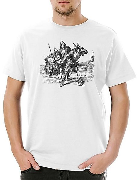 Urban Backwoods Print-Shirt Norsemen I Herren T-Shirt Runen Vikings Runes W günstig online kaufen