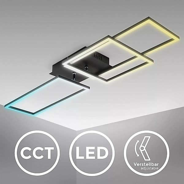 B.K.Licht LED Deckenleuchte mit Fernbedienung. LED-Platine 40 Watt, 4.000lm günstig online kaufen