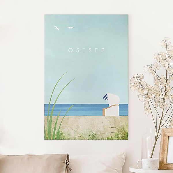 Leinwandbild Reiseposter - Ostsee günstig online kaufen