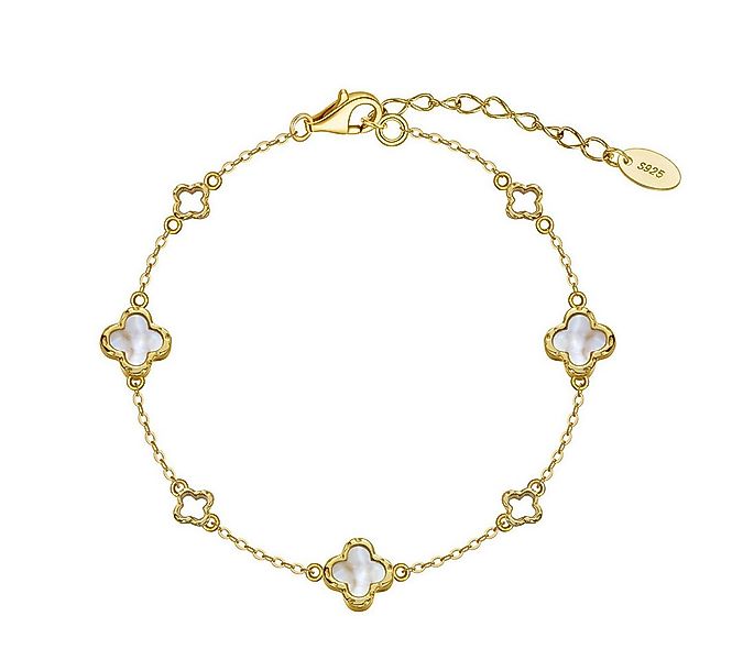 Suzan Gold Silberarmband Suzan Gold® 925 Silber Armband für Damen mit Perlm günstig online kaufen