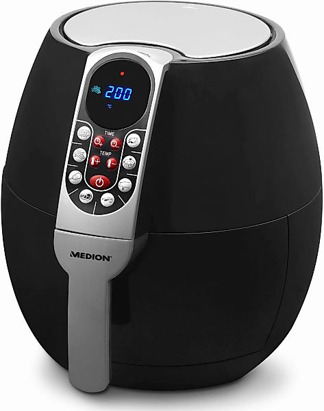 Medion Heißluftfritteuse "MD17320" 1500 W 8 praktische Automatikprogramme günstig online kaufen