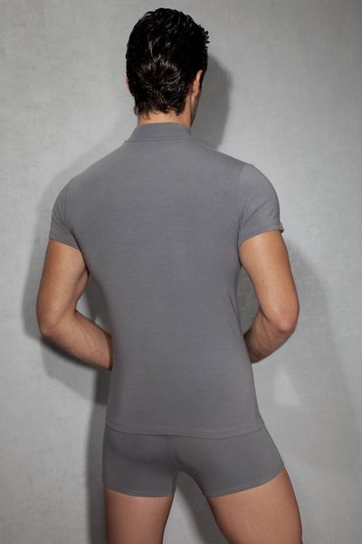 DOREANSE T-Shirt Herren Slim Fit T-Shirt günstig online kaufen