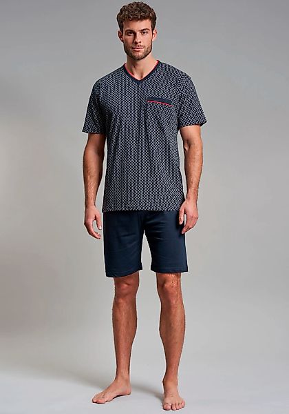 GÖTZBURG Shorty "Manhattan", 2 Stk. Kurzarm, V-Ausschnitt, kurze Hose, Baum günstig online kaufen