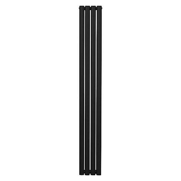 Monstershop Oval Röhrenheizkörper 1800mm x 240mm Schwarz günstig online kaufen