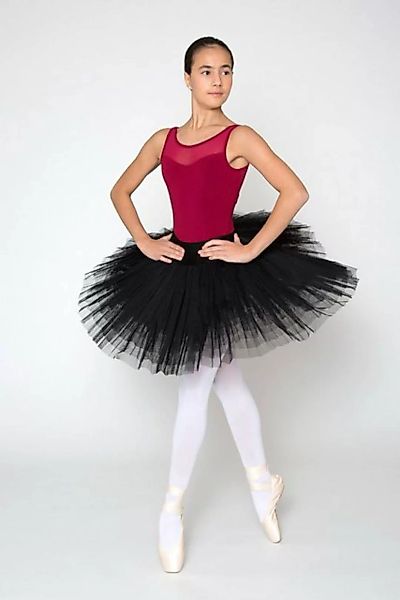 tanzmuster Tüllrock Damen Ballett Übungs-Tuturock Alexa 8 Lagen abstehender günstig online kaufen