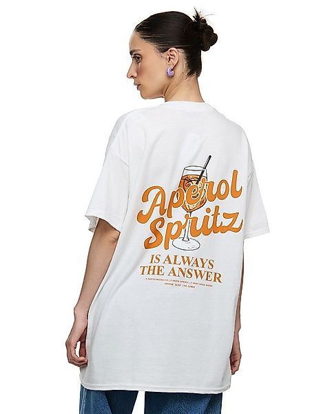 Worldclassca T-Shirt Worldclassca Oversized Print Aperol Spritz T-Shirt Som günstig online kaufen