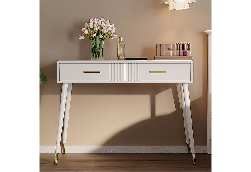 REDOM Schminktisch Kosmetiktisch,Frisiertisch (Schminktisch mit 2 Schublade günstig online kaufen