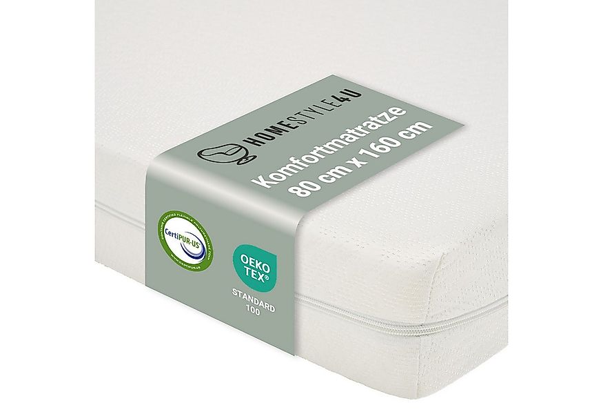 Kindermatratze Schaumstoff Matratze 7 Größen Matratze Roll Matratze Komfort günstig online kaufen