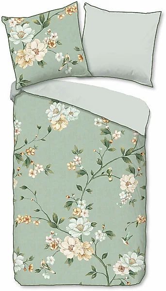 Descanso Wendebettwäsche »Sizena«, Satin, Reißverschluss, Paspel, Biese, We günstig online kaufen