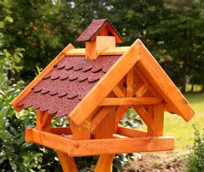 Holzdekoladen Vogelhaus XXL Vogelhaus behandelt 52x50cm günstig online kaufen