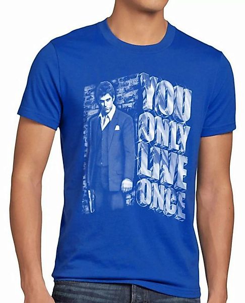 style3 Print-Shirt Herren T-Shirt Scarface Tony pacino kokain gangster pabl günstig online kaufen