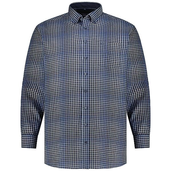 CASA MODA Kariertes Freizeithemd Farbe blau Größe: XXL günstig online kaufen