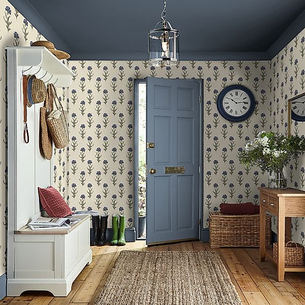 LAURA ASHLEY Vliestapete Dandelion, glatt, geblümt, günstig online kaufen