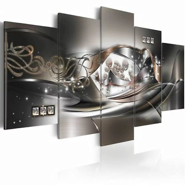 artgeist Wandbild Platinum clouds schwarz/grau Gr. 200 x 100 günstig online kaufen
