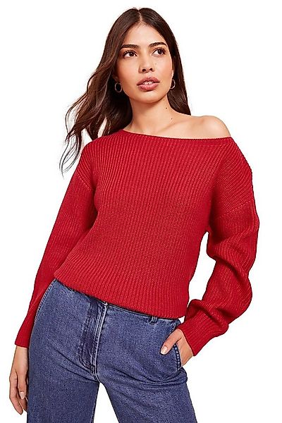 Friends Like These Strickpullover Friends Like These Schulterfreier Pullove günstig online kaufen