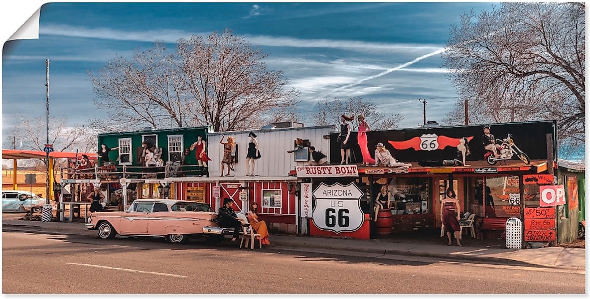 Artland Wandbild "Historische Route 66 in Seligman", Amerika, (1 St.), als günstig online kaufen