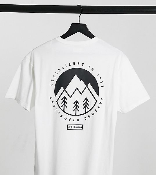 Columbia – Tillamook – T-Shirt in Weiß, exklusiv bei ASOS günstig online kaufen