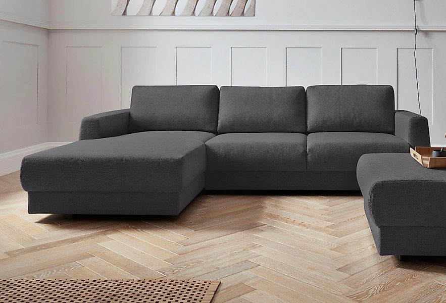 OTTO home Ecksofa "Hobro L-Form" in 3 Bezugsqualitäten in vielen Farben, De günstig online kaufen