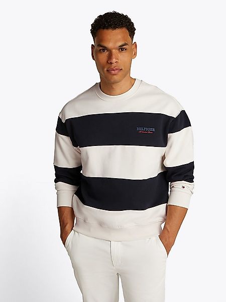 Tommy Hilfiger Sweatshirt MONOTYPE STRIPE SWEATSHIRT mit großen Blockstreif günstig online kaufen