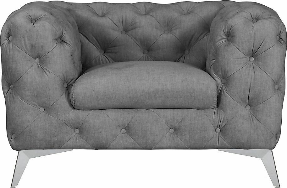 Home affaire Chesterfield-Sessel "Glynis Sessel" aufwändige Knopfheftung, m günstig online kaufen