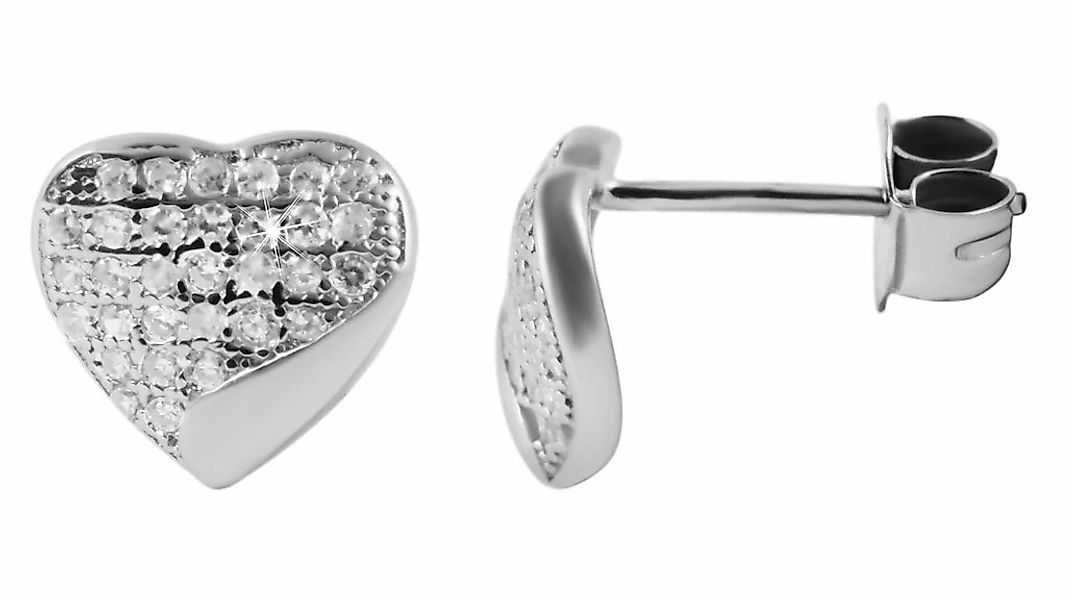 Adelia´s Paar Ohrhänger "Damen Ohrringe – Ohrstecker aus 925 Silber mit Zir günstig online kaufen