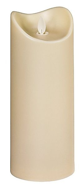 Dehner LED-Kerze Outdoor-Kerze mit LED, Ø 8.9 cm Höhe 22.8/30.5 cm, warmwei günstig online kaufen