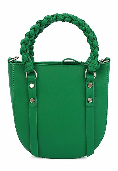 Harpa Schultertasche "HAYA" in abgerundeter Form mit geflochtenem Henkel günstig online kaufen