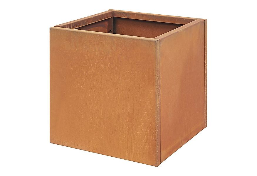 casa.pro Pflanzkübel, »Vaargel« Blumenkasten 50x50x50 cm quadratisch Stahl günstig online kaufen