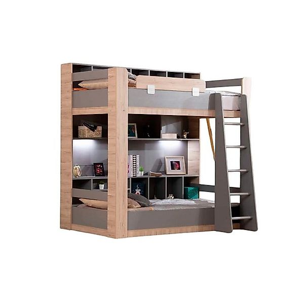 Xlmoebel Etagenbett Designer Kinderzimmer Bett Hochbett Deluxe Jugendbett D günstig online kaufen