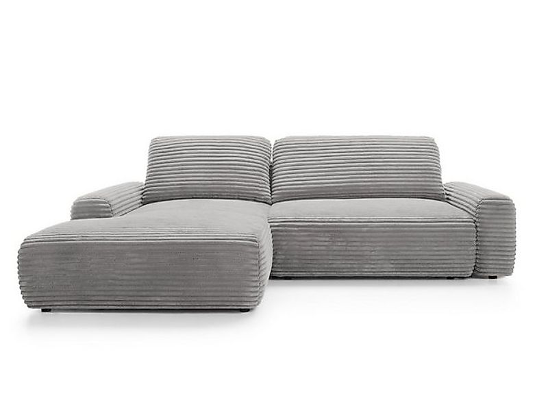 Goldstoff Ecksofa vielfältige Schlafcouch mit ergonomisch geformte Rückenki günstig online kaufen
