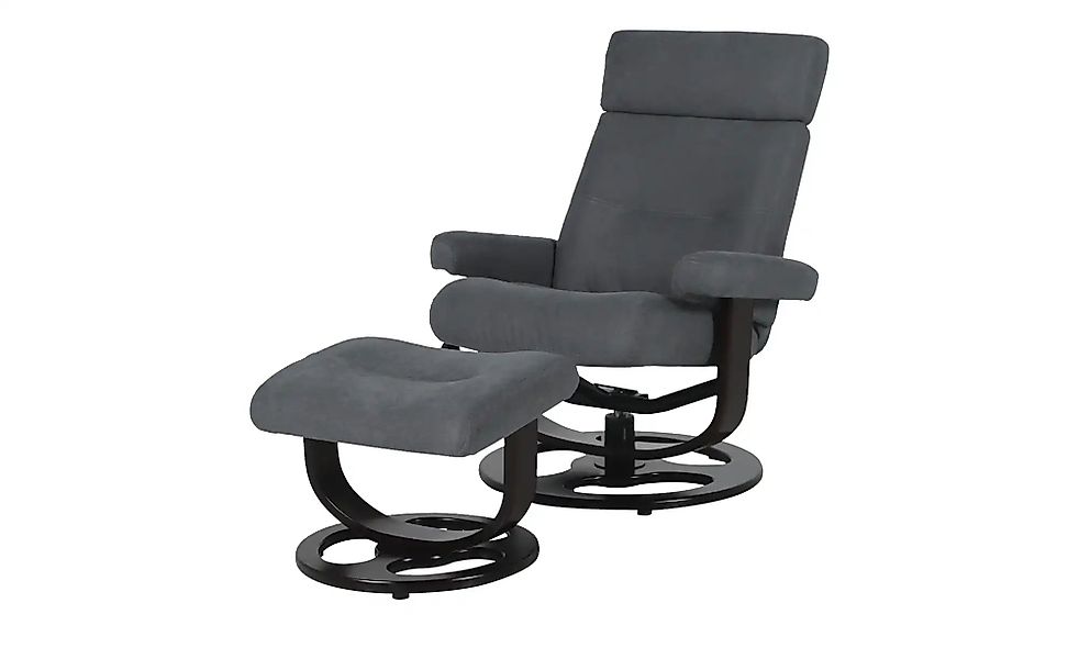 uno Sessel-Hocker-Set mit Relaxfunktion Mateo ¦ grau ¦ Maße (cm): B: 80 H: günstig online kaufen