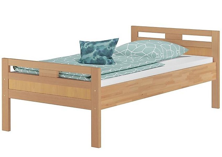 ERST-HOLZ Bett Seniorenbett Gästebett Buche massiv 90x200 Federholzrahmen, günstig online kaufen