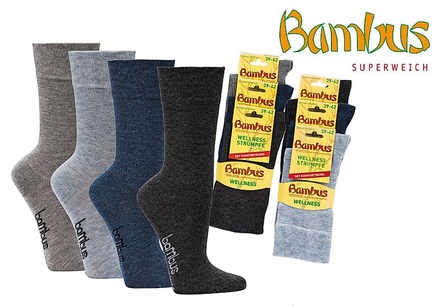 Socks 4 Fun Gesundheitssocken Bambus Wellness günstig online kaufen