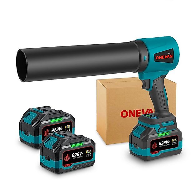 ONEVAN Akku-Gebläse Turbo Laubbläser Akku – 648 km/h & 60.000 U/min, Mit 2x günstig online kaufen