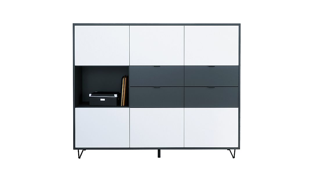 Vladon Highboard Marino (Highboard mit 6 günstig online kaufen