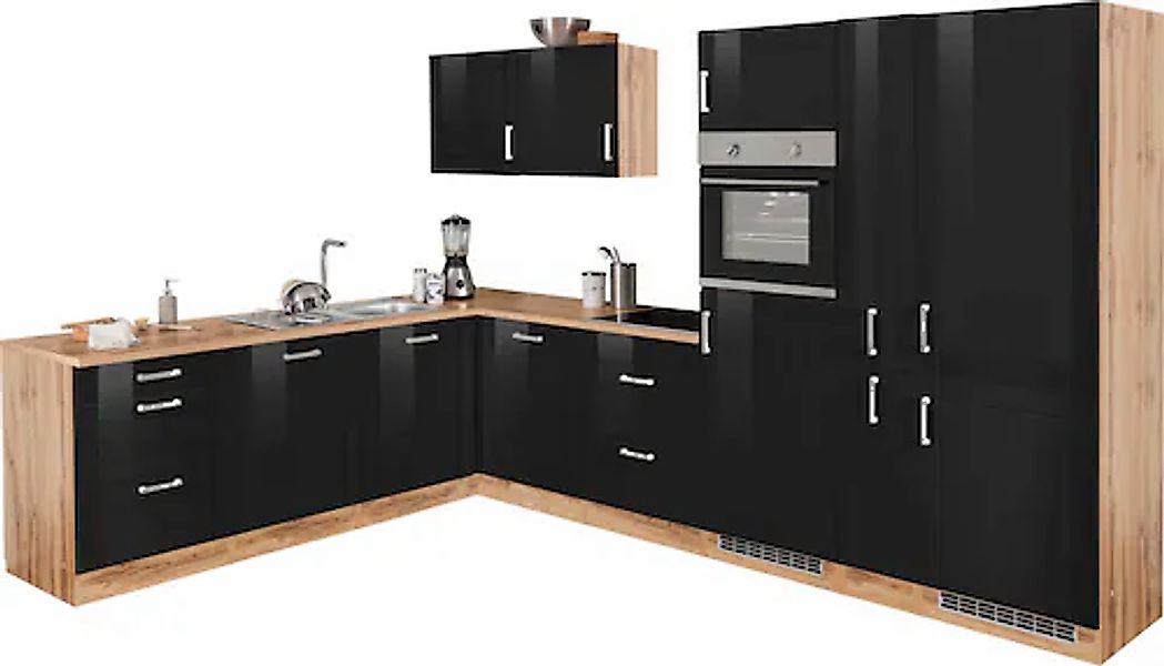 KOCHSTATION Winkelküche "KS-Tinnum", ohne E-Geräte, Stellbreite 240/330 cm günstig online kaufen
