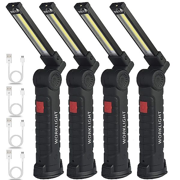 BlingBin LED Arbeitsleuchte Werkstattlampe Taschenlampe Aufladbar günstig online kaufen