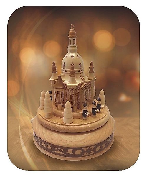 Zeidler Holzkunst Spieluhr Spieldose Dresdner Frauenkirche und Sänger, Erzg günstig online kaufen