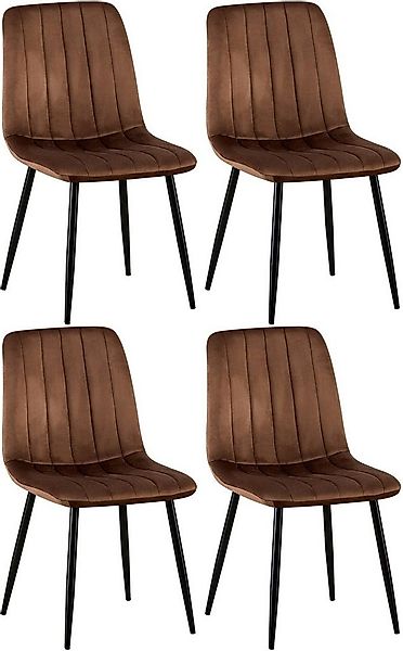 CLP Esszimmerstuhl Dijon (4er Set, 4 St), gepolstert, mit Ziernähten günstig online kaufen