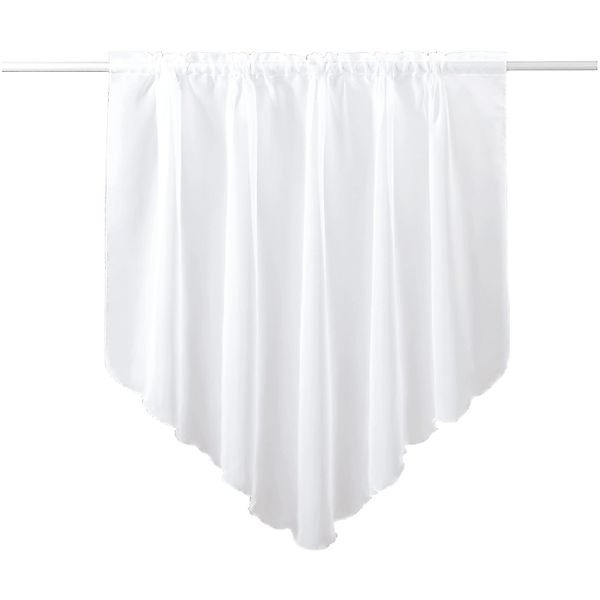 Arsvita Scheibengardine Zipfelgardine mit Tunnelzug, Stangendurchzug, trans günstig online kaufen