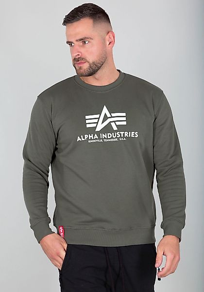 Alpha Industries Sweatshirt "Basic Sweater", Baumwollmischung, regular fit günstig online kaufen