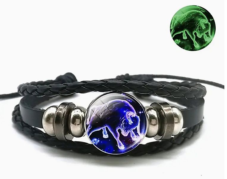 Stelby Armband mit Gravur Sternzeichen Stier mit 3D Gravur im Glas (Weihnac günstig online kaufen