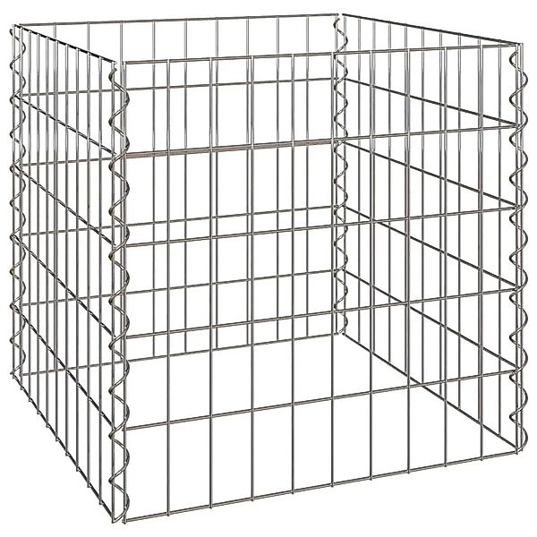 vidaXL Quadratischer Komposter 50 x 50 x 50 cm Eisen 42010829 günstig online kaufen