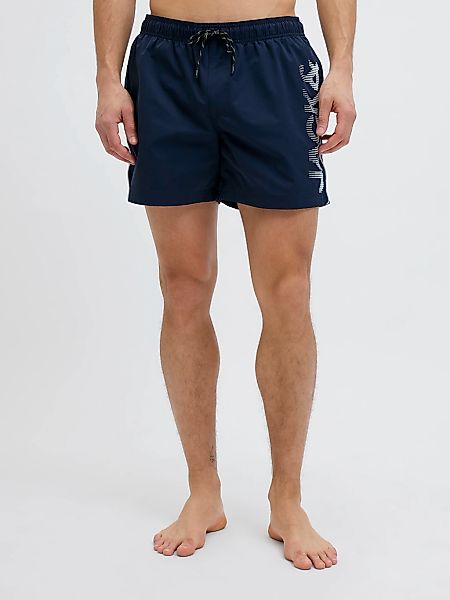 Jack & Jones Badeshorts JPSTMAUI JJSWIM SPLICE LOGO AKM SN günstig online kaufen