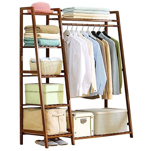 little dove Kleiderschrank Bambus Schlafzimmergarderobe Kleiderständer günstig online kaufen
