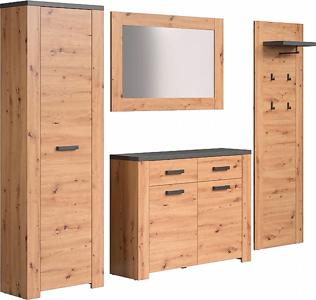 Home affaire Garderoben-Set "Ambres" 4 tlg. günstig online kaufen