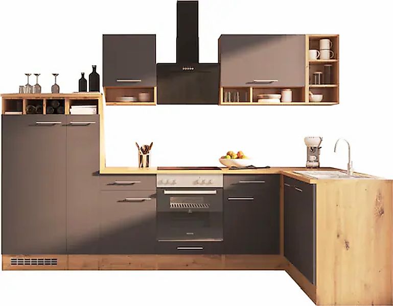 RESPEKTA Küche »Hilde« Breite 310 cm, wechselseitig aufbaubar, exkl. Konfig günstig online kaufen