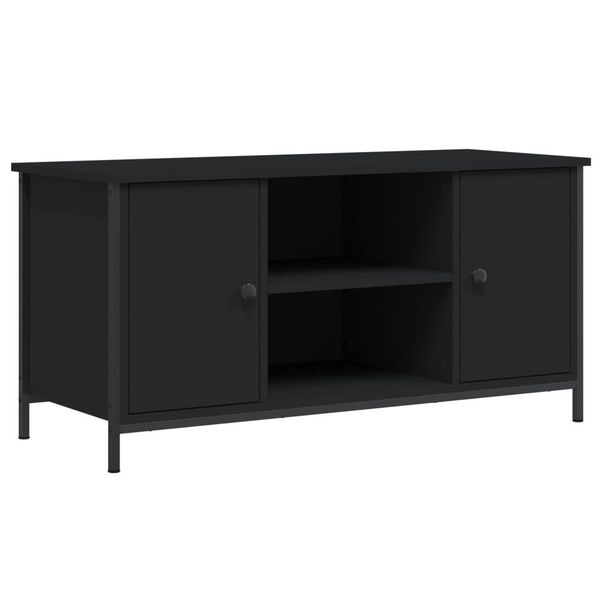 vidaXL TV-Schrank TV-Schrank Schwarz 100x40x50 cm günstig online kaufen
