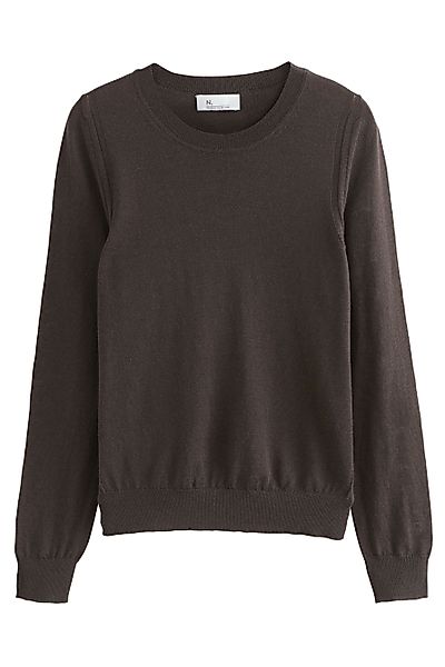 Next Strickpullover N. Premium Langarm-Rundhalspullover, Merinowolle günstig online kaufen