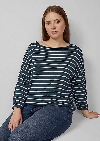 QS 3/4 Arm-Pullover Strickpullover Leichter Strickpullover aus Viskosemix günstig online kaufen